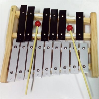 15音雙排鐵琴